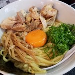 塩そば専門店 桑ばら - 鶏白湯和えそば～割りスープ付き～