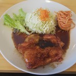 ステーキハウス ビップ - チキンステーキ　プレート(2019.10.10)