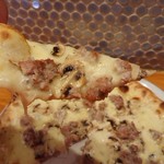 カサレッチョ - サルシッチャとキノコのピッツァ