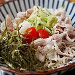 そば処 長嶺庵 - 冷しゃぶぶっかけ蕎麦