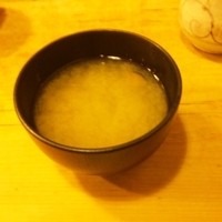東鮨 新店 - ランチの味噌汁は