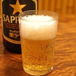 Izakaya Ooedo - サッポロ　黒ラベル　瓶ビール