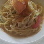 Pecorino - 秋田産白魚とカラスミのパスタ(半分)