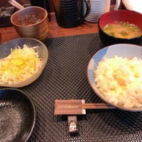 串揚げとワイン Ohana 北浜店  - サラダ・ご飯・味噌汁