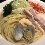 つけ麺一燈 - 海老と浅利の和えつけ麺