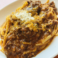 トラットリア グランボッカ - 和牛ミートソースのスパゲティ