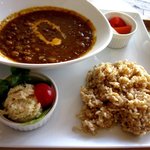 いまcafé - キーマカレーセット！(2012,02/18)