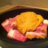 江戸前肉割烹 宮下 - 肉味噌鍋