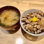 箱崎 井のかわず - 〆は 先ほどの すじ煮込みで 丼にして頂きました～