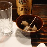 いたる - 瓶とお通し