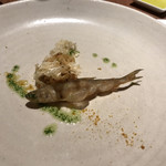 ピアット スズキ チンクエ - 北海道ししゃものセモリナ粉揚げ
      たらの白子のチーズ乗せ焼き