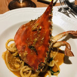 ピアット スズキ チンクエ - 渡蟹とベニズワイガニのトンラレッリ
      手打ちパスタがソースと合う