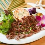 アロハテーブル ナチュラル - 料理写真:ビーフステーキプレート