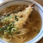 ウエストうどん - 私は　海老天(^^)