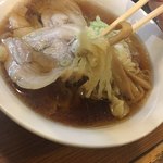 手打ちらーめんはやぶさ - 青竹手打ち麺 幅広で薄く軽い食感