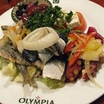 ギリシャ料理&バー OLYMPIA - 前菜もりあわせ