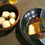 赤垣屋 - お通しの小芋とさば煮【2012.2月】