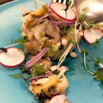 ビストロ 晴 テラス - 道産ツブ貝と押麦のサラダ