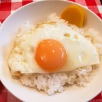 キッチンニュー早苗 - 日替わりランチ「豚カツとソーセージ」