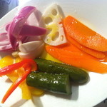 野菜のピクルス￥４５０−