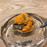 霜止出苗 - お蕎麦だけでも食べに行きたいレベルの打ち立てのお蕎麦に甘みの強いウニを絡めた一品