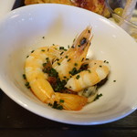 Restaurant 7 Portes - エビのアヒージョ