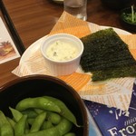 旨唐揚げと居酒メシ ミライザカ - いぶりがっこチーズ海苔…だっけな？