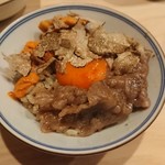 はらまさ - トリュフご飯+雲丹+サーロイン+黄身