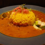 スパイスカレー パルミラ - カレー2種盛り：パルミラクルカレー