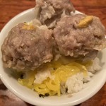 支那麺 はしご - しゅうまい丼(自作)