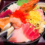 魚盛 - 魚盛海鮮丼(大盛) アップ