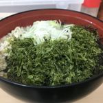 そば処 八甲田 - 磯のりそば(450円)