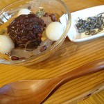 とらや工房 - あんみつ、930円也。