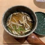 すし処 広川 - 茶碗蒸し（甘鯛、奈良の松茸）