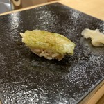 すし処 広川 - 追加：白エビ昆布締め