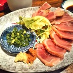 Jizake Chaya Yaboten - 鶏のタタキ。