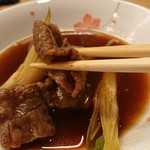 花いち - 牛肉とミョウガのすき焼