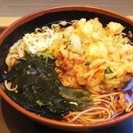 名代 富士そば - 「天ぷらそば（￥430）」大盛