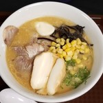 山嵐 - あべのハルカス大北海道展
はやきたチーズのチャーシューみそ豚骨ラーメン   1,380円