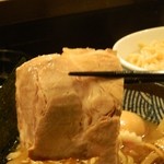 麺屋大斗 - 特製もりそば（中盛）のチャーシュー