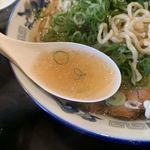 中華蕎麦 春馬 - スープの感じ〜