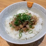 自家製麺 のぼる - チャーシュー丼
