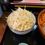 ラーメン パワースポット - ごはんに、トッピングの味ネギ