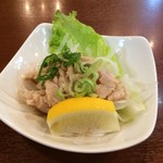 紅梅園 - R.1.7.6.昼 ミノ湯引き 450円税別