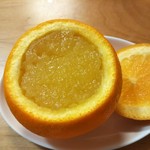 京橋千疋屋 - オレンジのゼリー