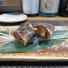 ぼちぼち - 料理写真:秋刀魚と松茸 わた正油焼き