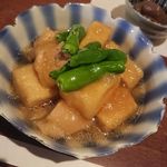 木楽 - こうや豆腐のあんかけ煮？