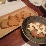 木楽 - いぶりがっこ と 塩辛