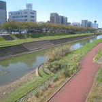 レストラン オオツ - 途中にある桜川