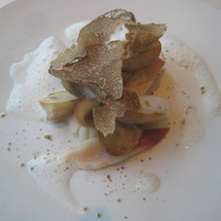 レストラン オオツ - ポルチーニ茸、ホッキ貝、秋トリュフ